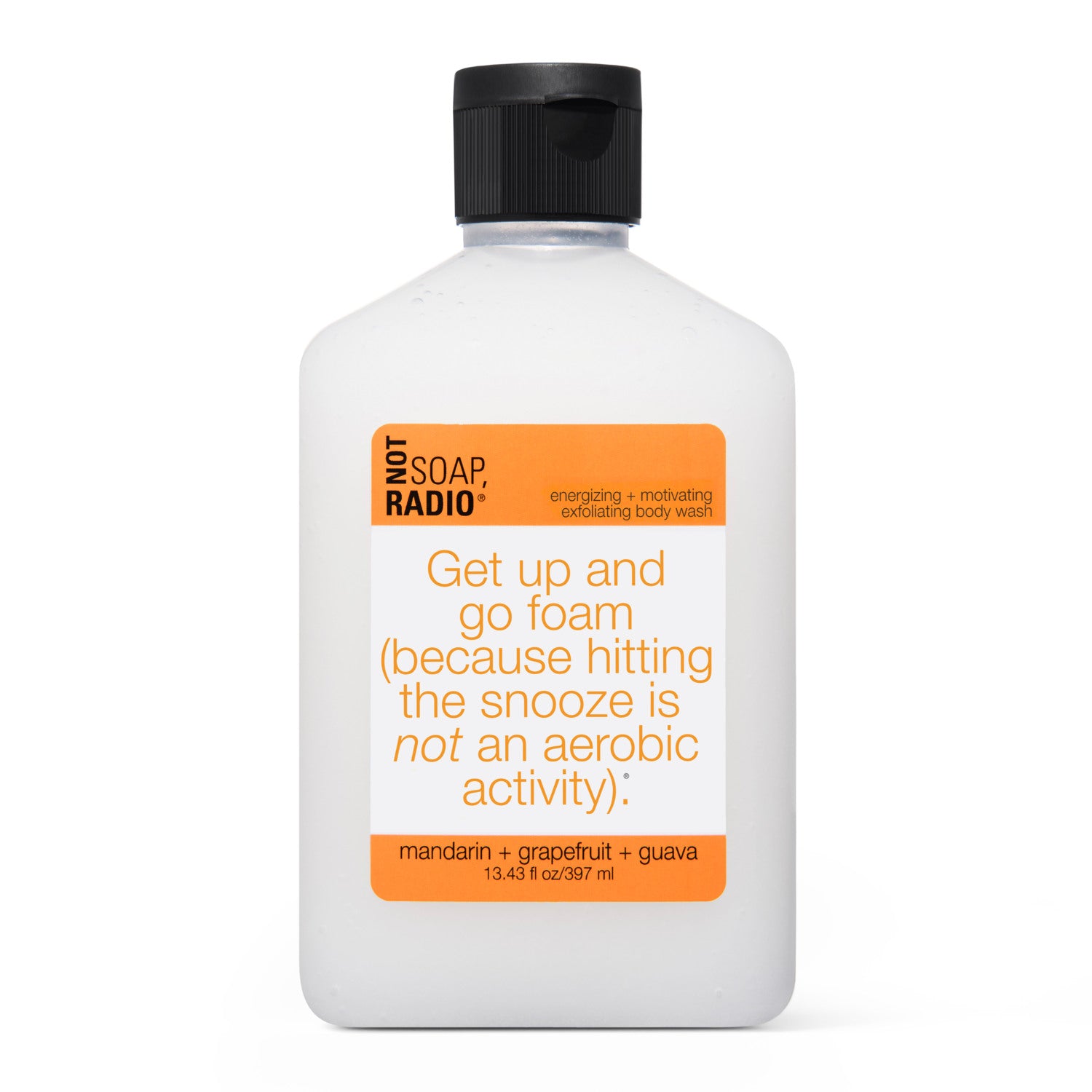 Get up and go foam - Grapefruit Body Wash | Not Soap Radio