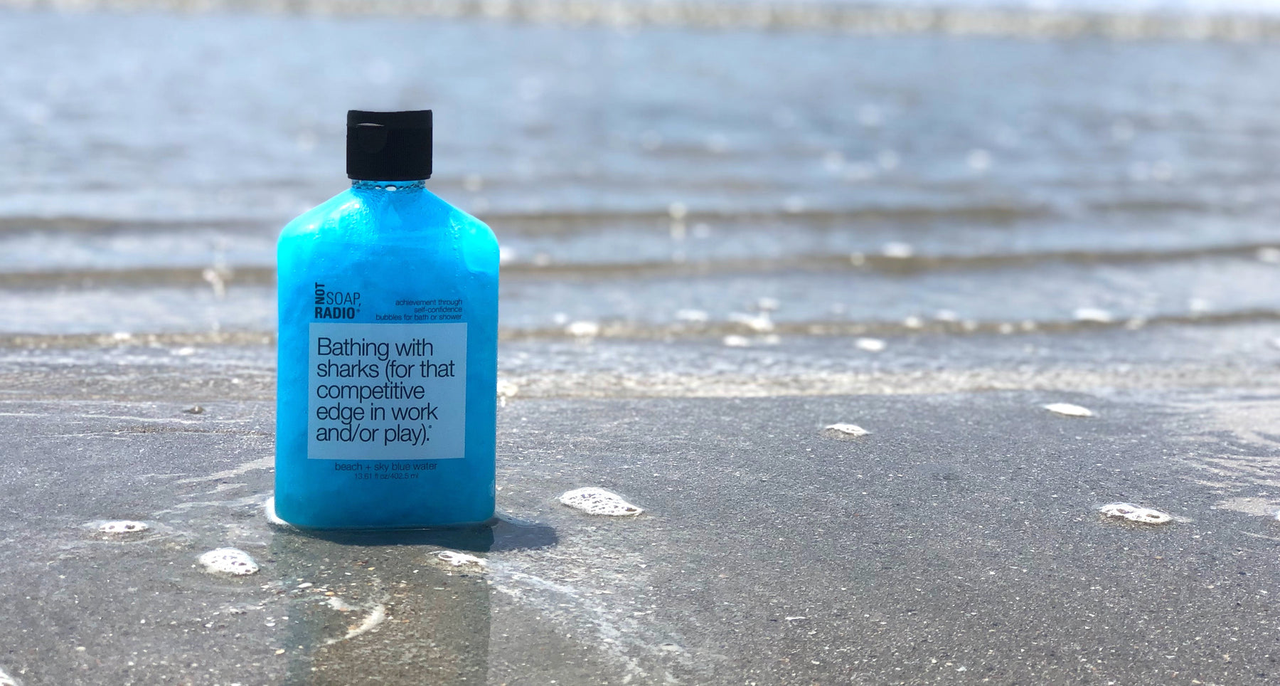 Bathing with sharks - beach ocean scented bath and body care collection - not soap radio