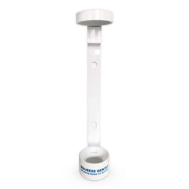 The wall mount that comes with the purchase of a Not Soap Radio shower gift set.