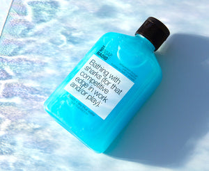 Bathing with Sharks Bath and Body collection - beach ocean scented bubble bath, body wash, fragrance