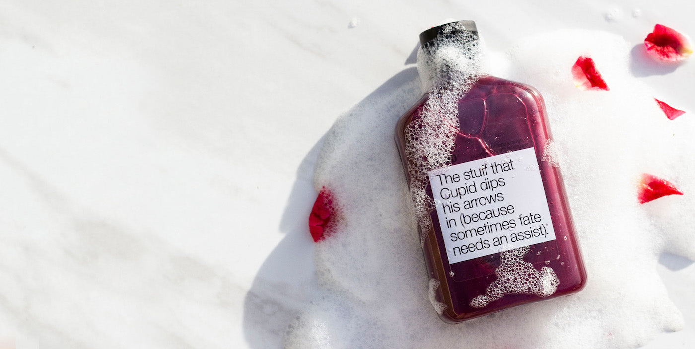 The stuff cupid dips his arrows in - blackberry vanilla scented body wash, bubble bath, shower gel - funny spa gifts for women - not soap radio