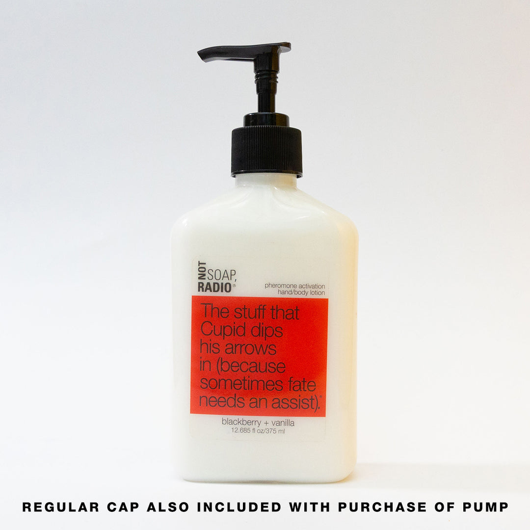 The stuff that Cupid dips his arrows in (because sometimes fate needs an assist). <b>hand/body lotion</b>