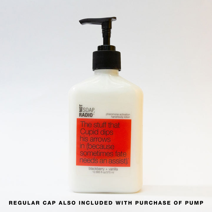 The stuff that Cupid dips his arrows in (because sometimes fate needs an assist). <b>hand/body lotion</b>