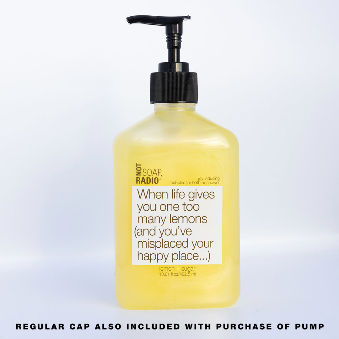 When life gives you one too many lemons (and you've misplaced your happy place...) <b>bath/shower gel</b>