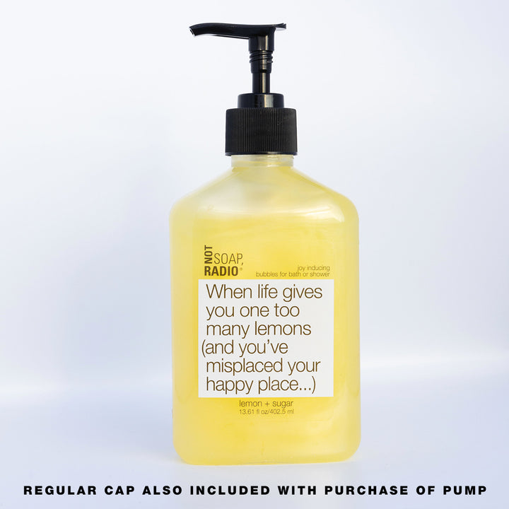 When life gives you one too many lemons (and you've misplaced your happy place...) <b>bath/shower gel</b>