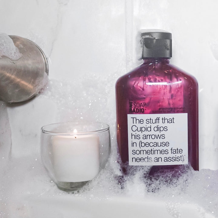 The stuff that Cupid dips his arrows in (because sometimes fate needs an assist). <b>bath/shower gel</b>