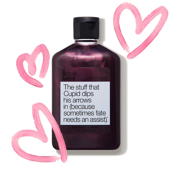 The stuff that Cupid dips his arrows in (because sometimes fate needs an assist). <b>bath/shower gel</b>