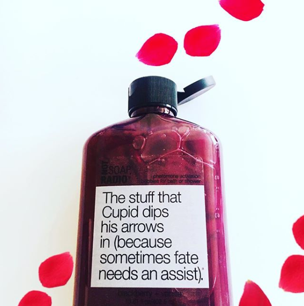 The stuff that Cupid dips his arrows in (because sometimes fate needs an assist). <b>bath/shower gel</b>