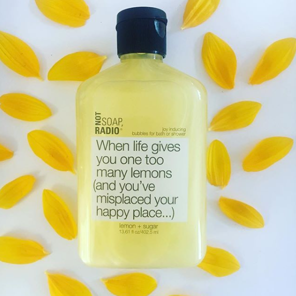 When life gives you one too many lemons (and you've misplaced your happy place...) <b>bath/shower gel</b>