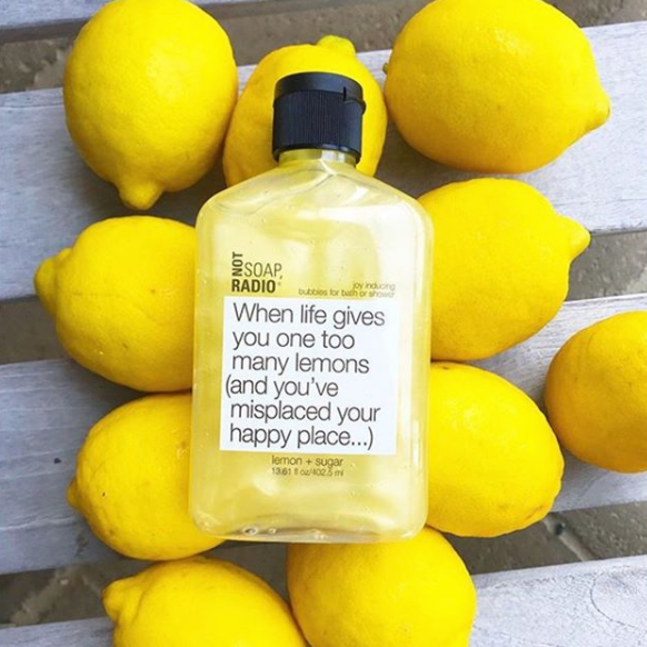 When life gives you one too many lemons (and you've misplaced your happy place...) <b>bath/shower gel</b>