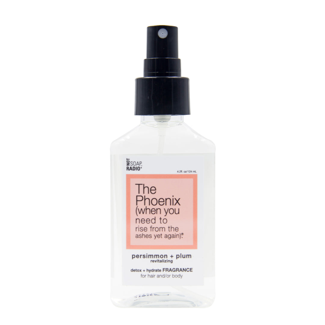 The Phoenix (when you need to rise from the ashes, yet again). - Not Soap Radio detox + hydrate fragrance for hair and/or body