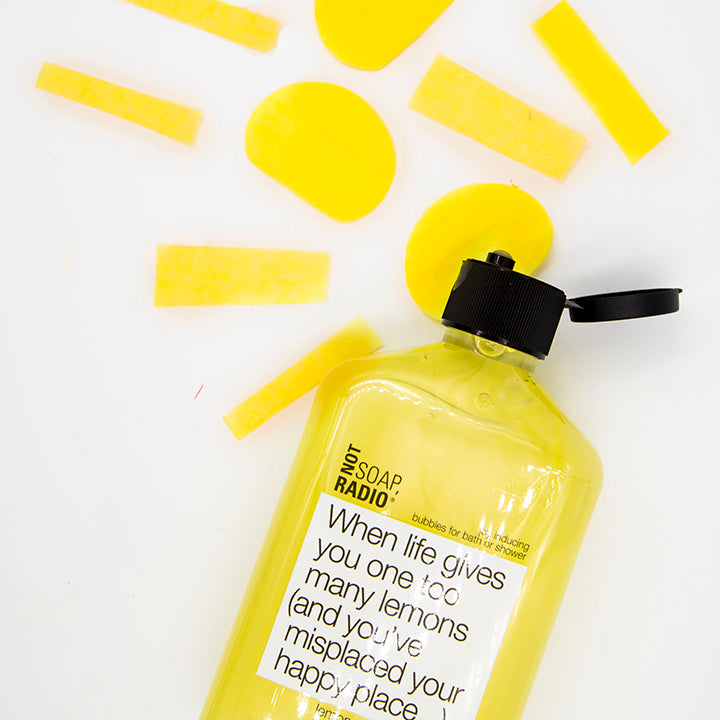 When life gives you one too many lemons (and you've misplaced your happy place...) <b>bath/shower gel</b>