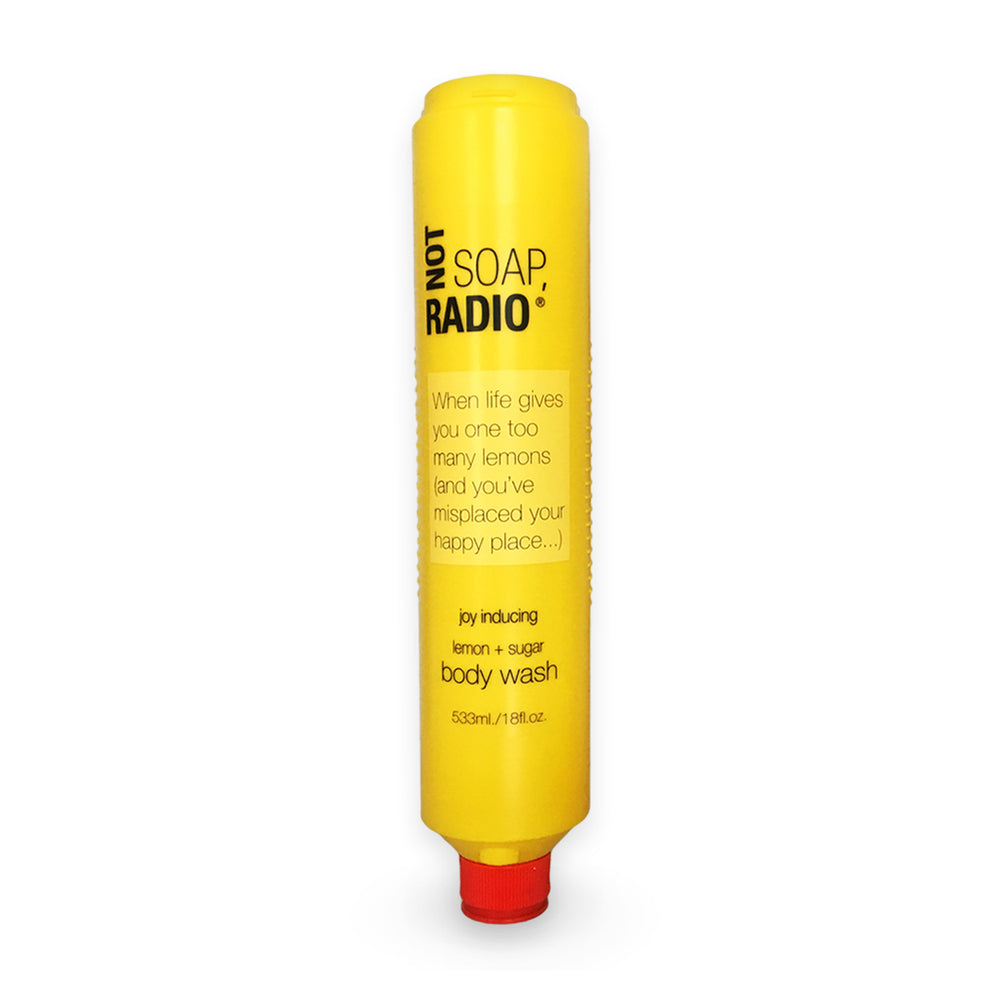 When life gives you one too many lemons (and you've misplaced your happy place) body wash - Not Soap Radio