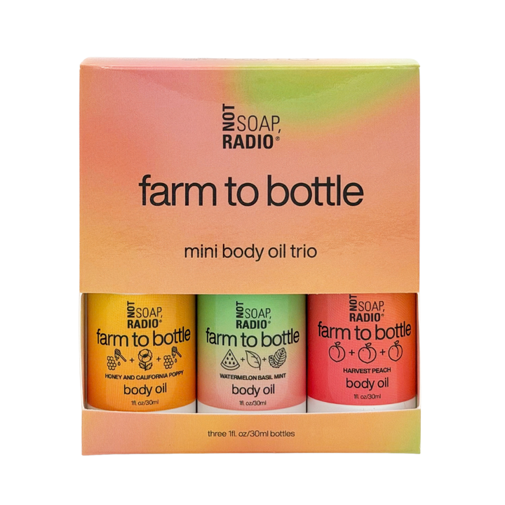 mini body oil trio