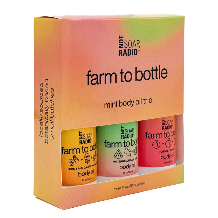 mini body oil trio