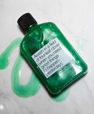 awash in a field of four leaf clover - funny bath and body collection - not soap radio