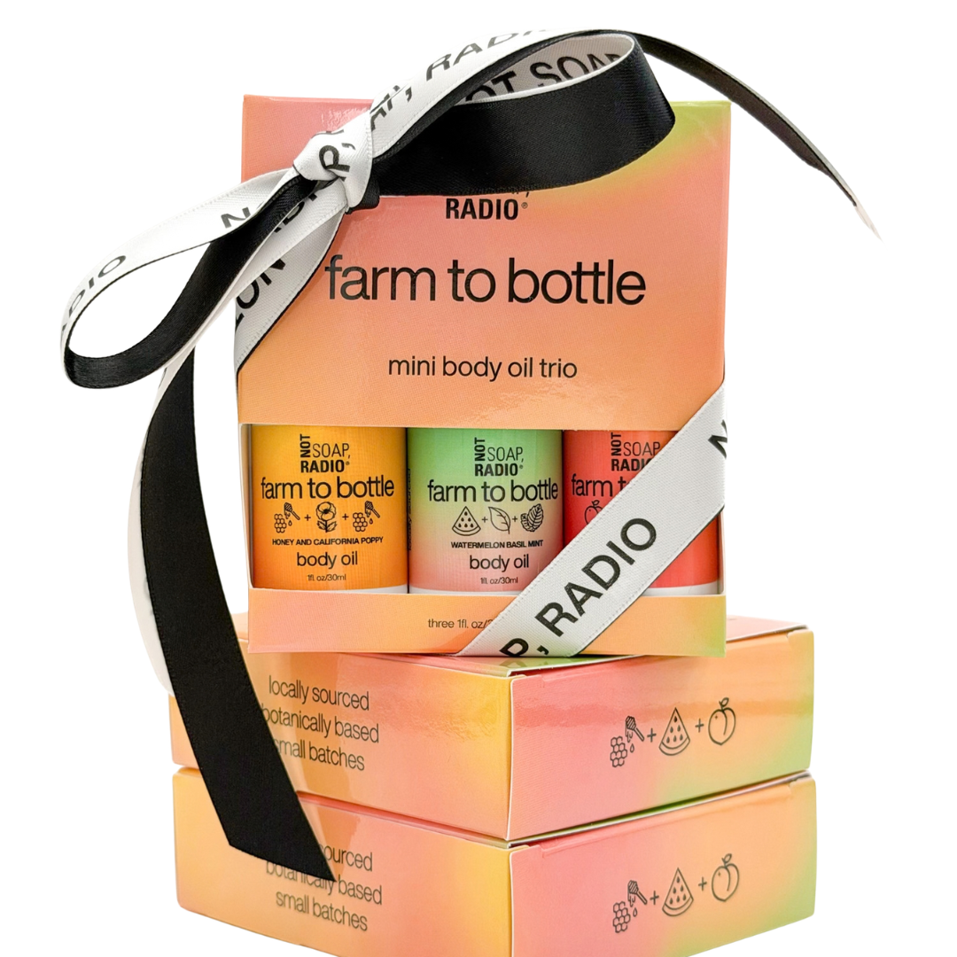 mini body oil trio