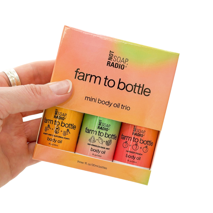 mini body oil trio
