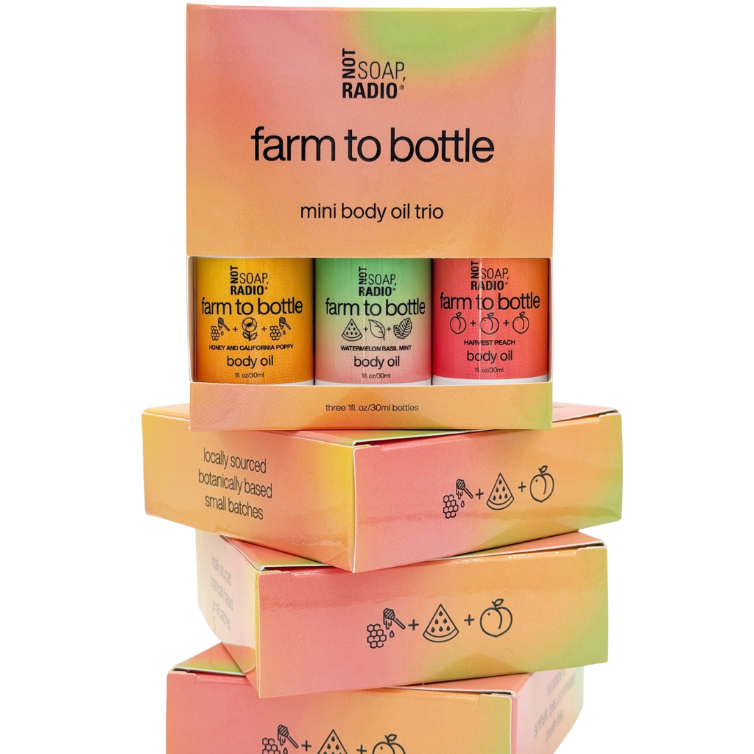mini body oil trio