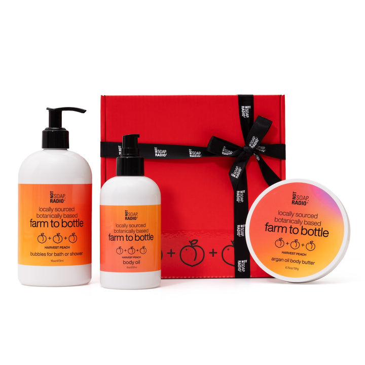 harvest peach gift trio