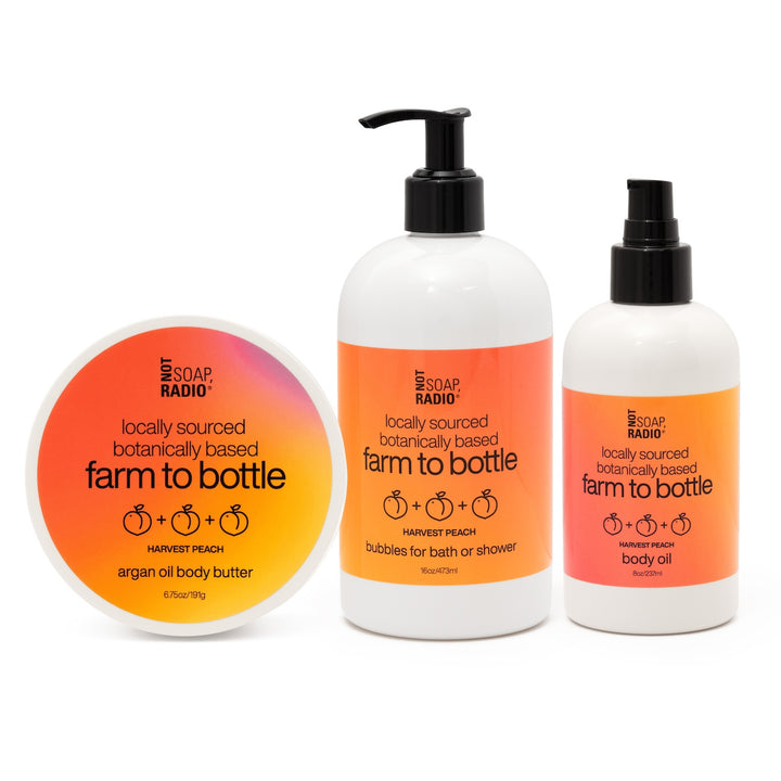 harvest peach gift trio