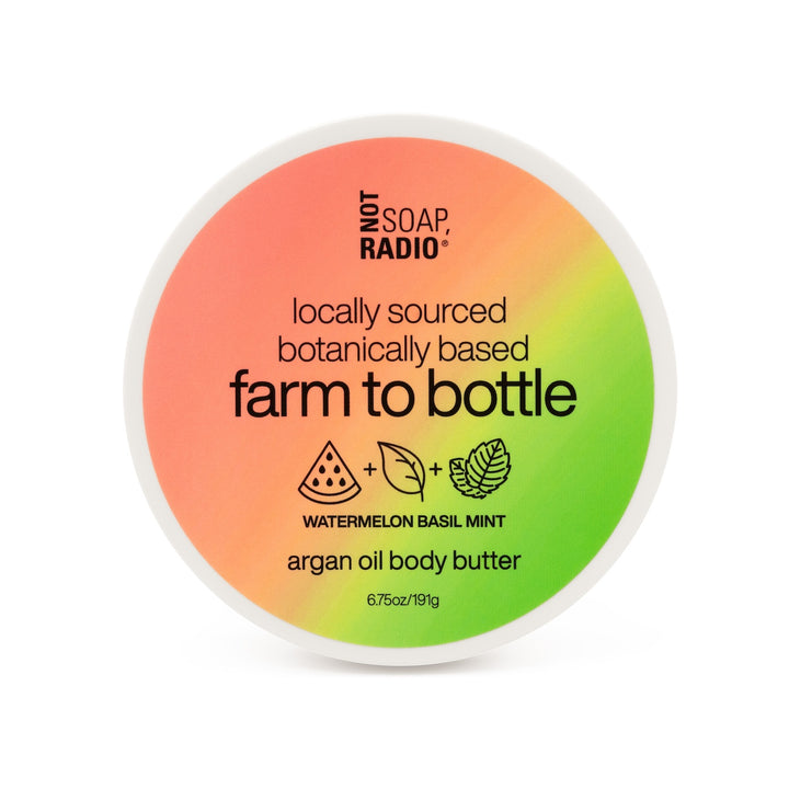 watermelon basil mint <b>body butter with argan oil</b>