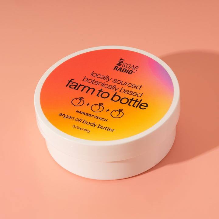 harvest peach <b>body butter with argan oil</b>