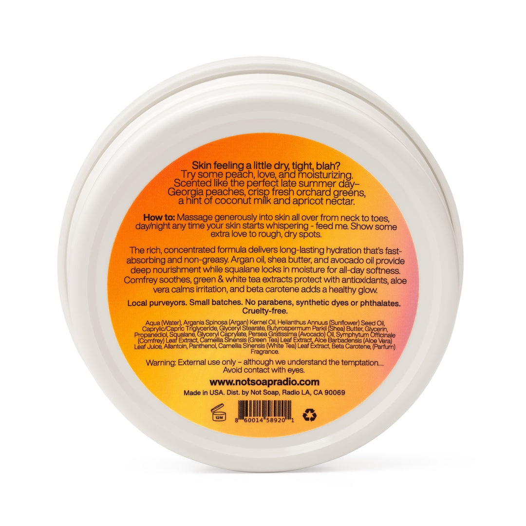 harvest peach <b>body butter with argan oil</b>