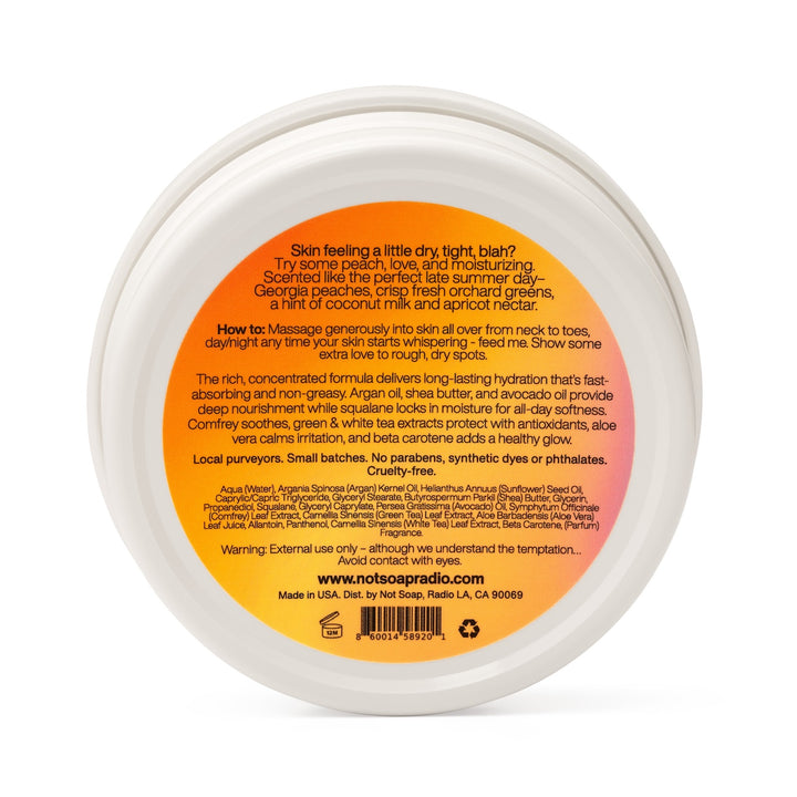 harvest peach <b>body butter with argan oil</b>