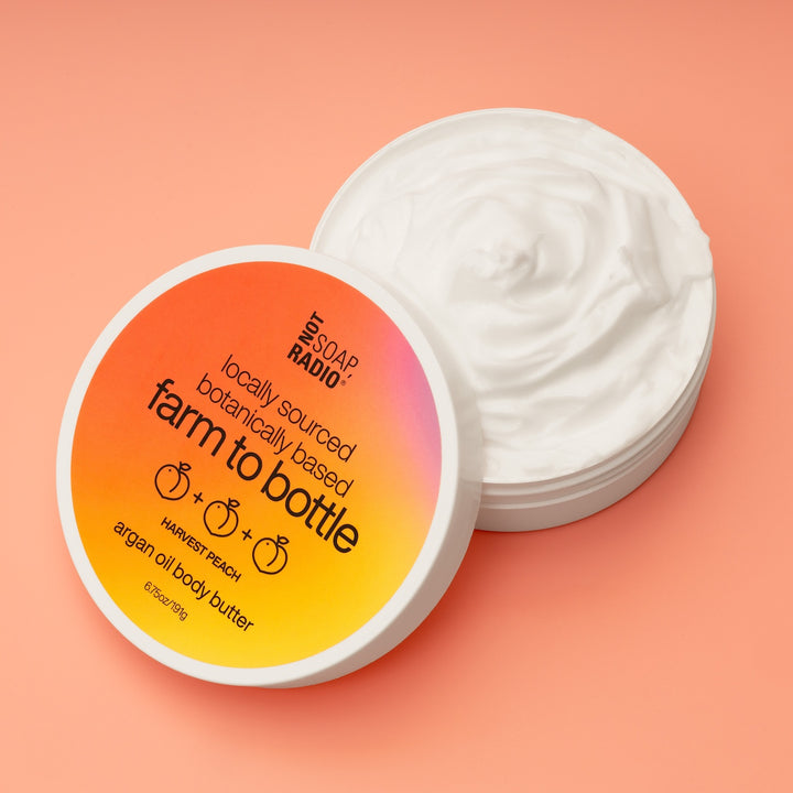harvest peach <b>body butter with argan oil</b>