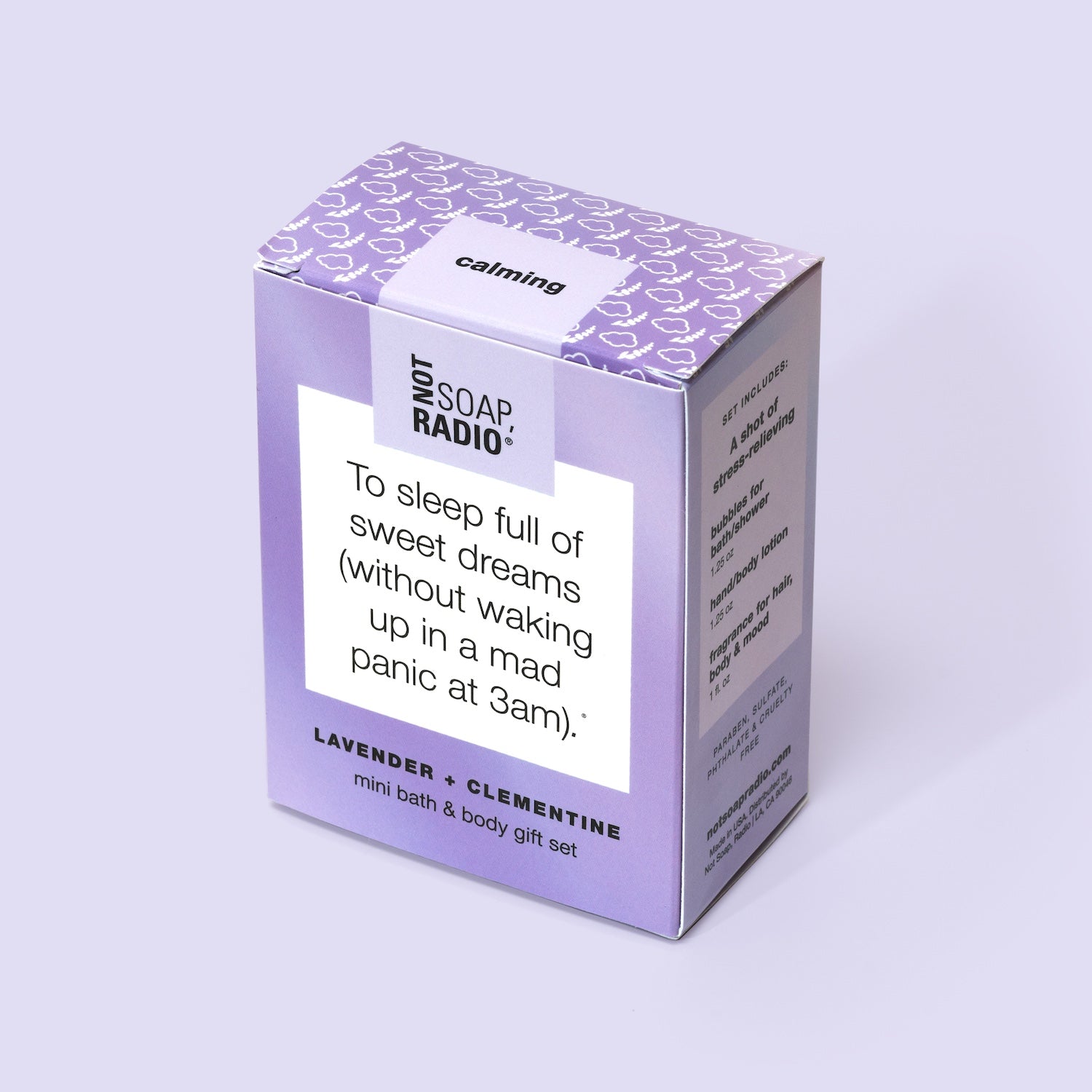 Lavender Clementine Scented Spa Gift Box | Not Soap, Radio
