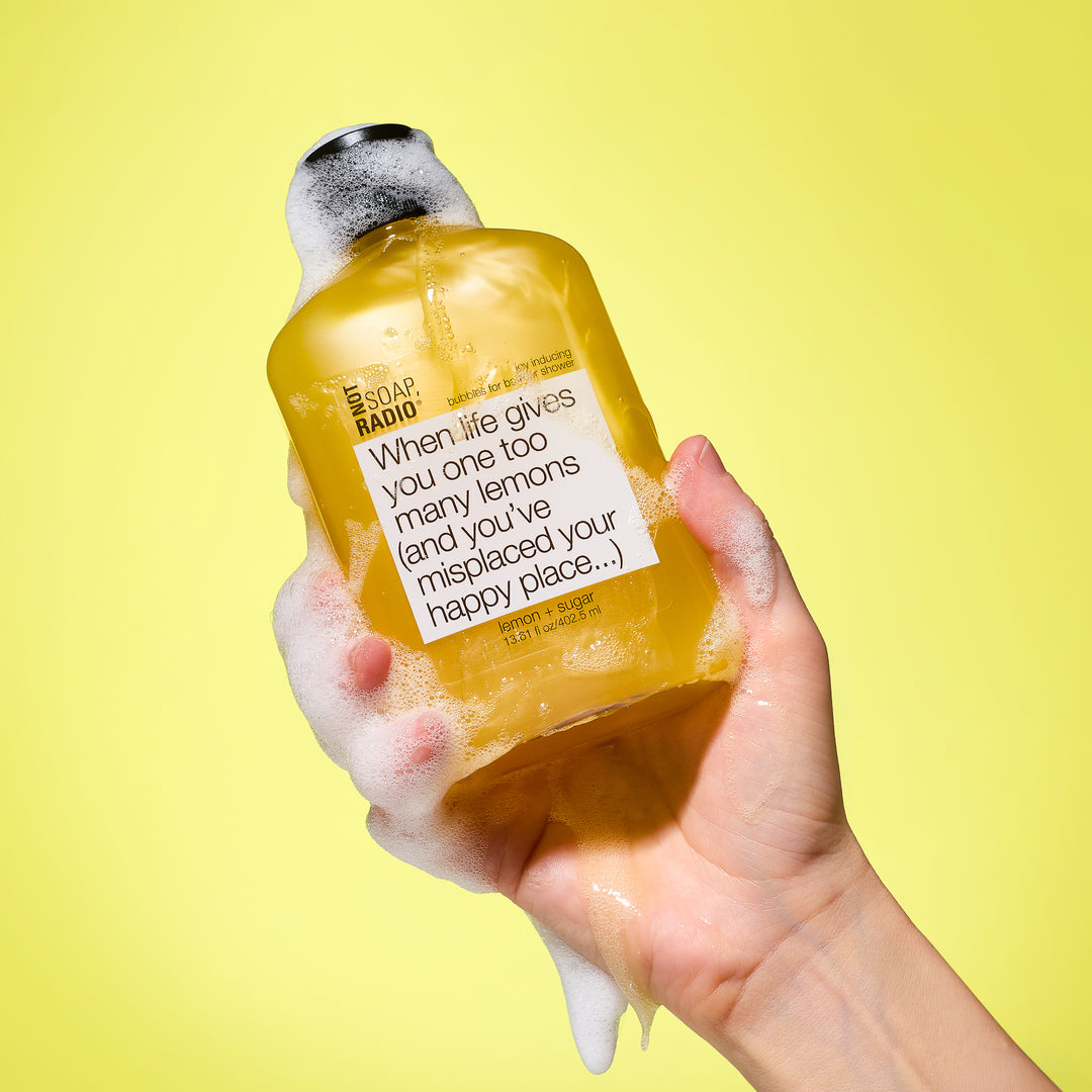 When life gives you one too many lemons (and you've misplaced your happy place...) <b>bath/shower gel</b>