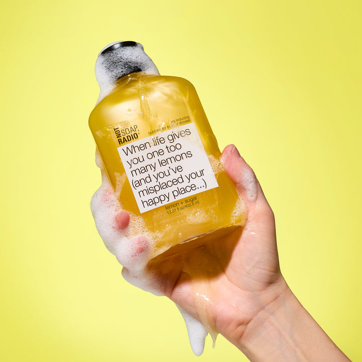 When life gives you one too many lemons (and you've misplaced your happy place...) <b>bath/shower gel</b>