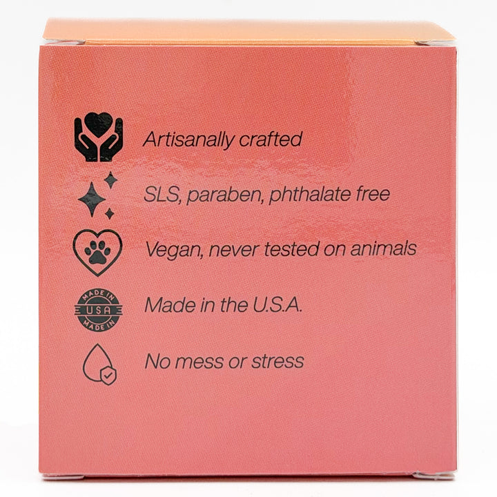 Farm to bottle harvest peach bath bomb