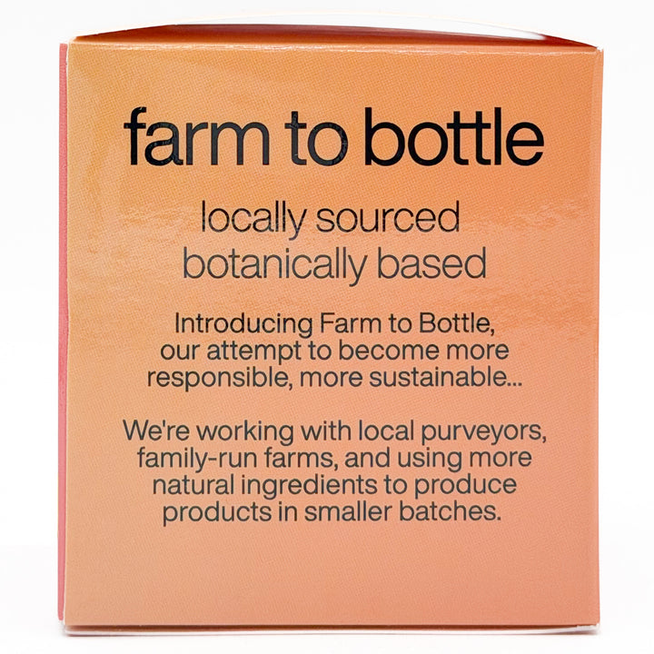 Farm to bottle harvest peach bath bomb