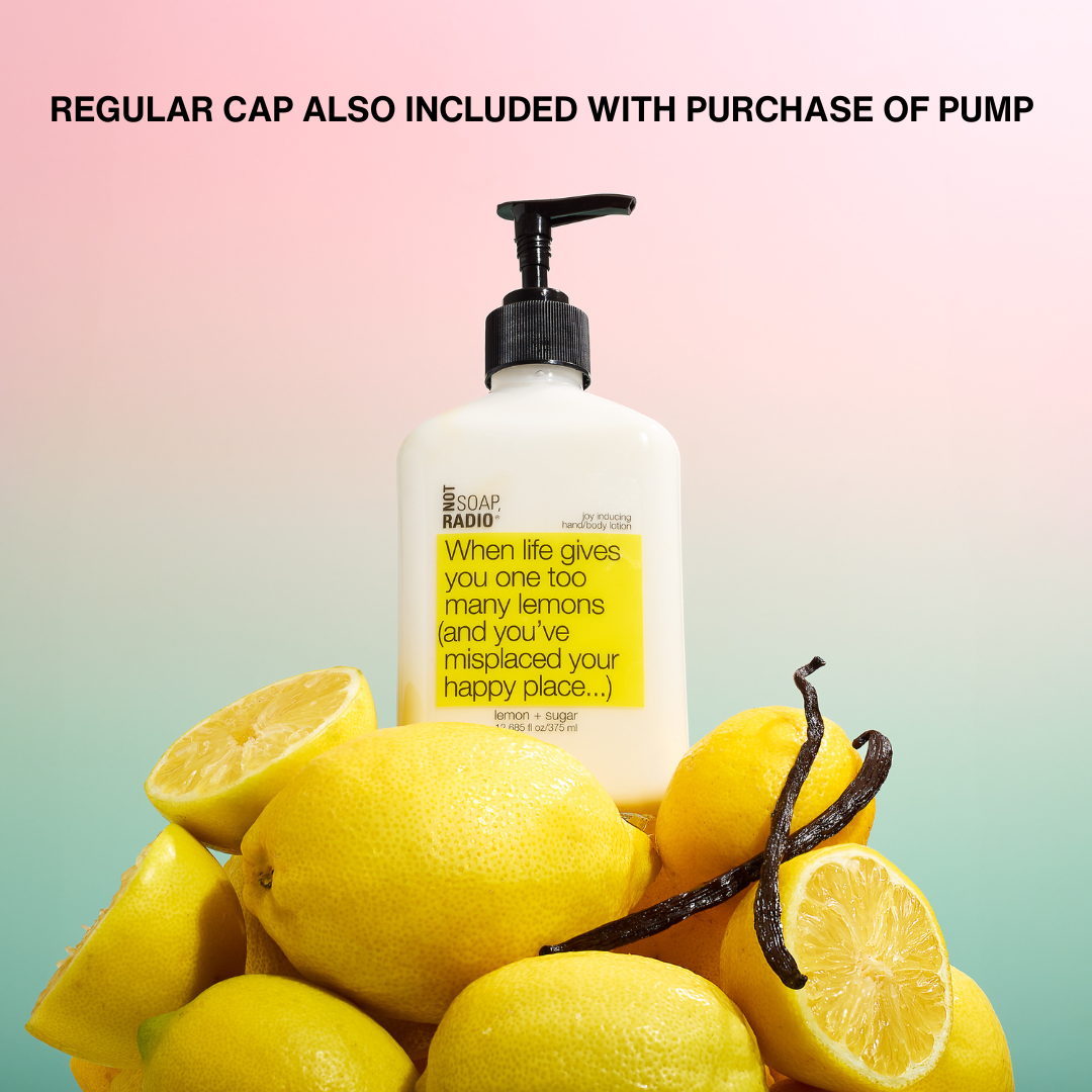 When life gives you one too many lemons (and you've misplaced your happy place...) <b>hand/body lotion</b>
