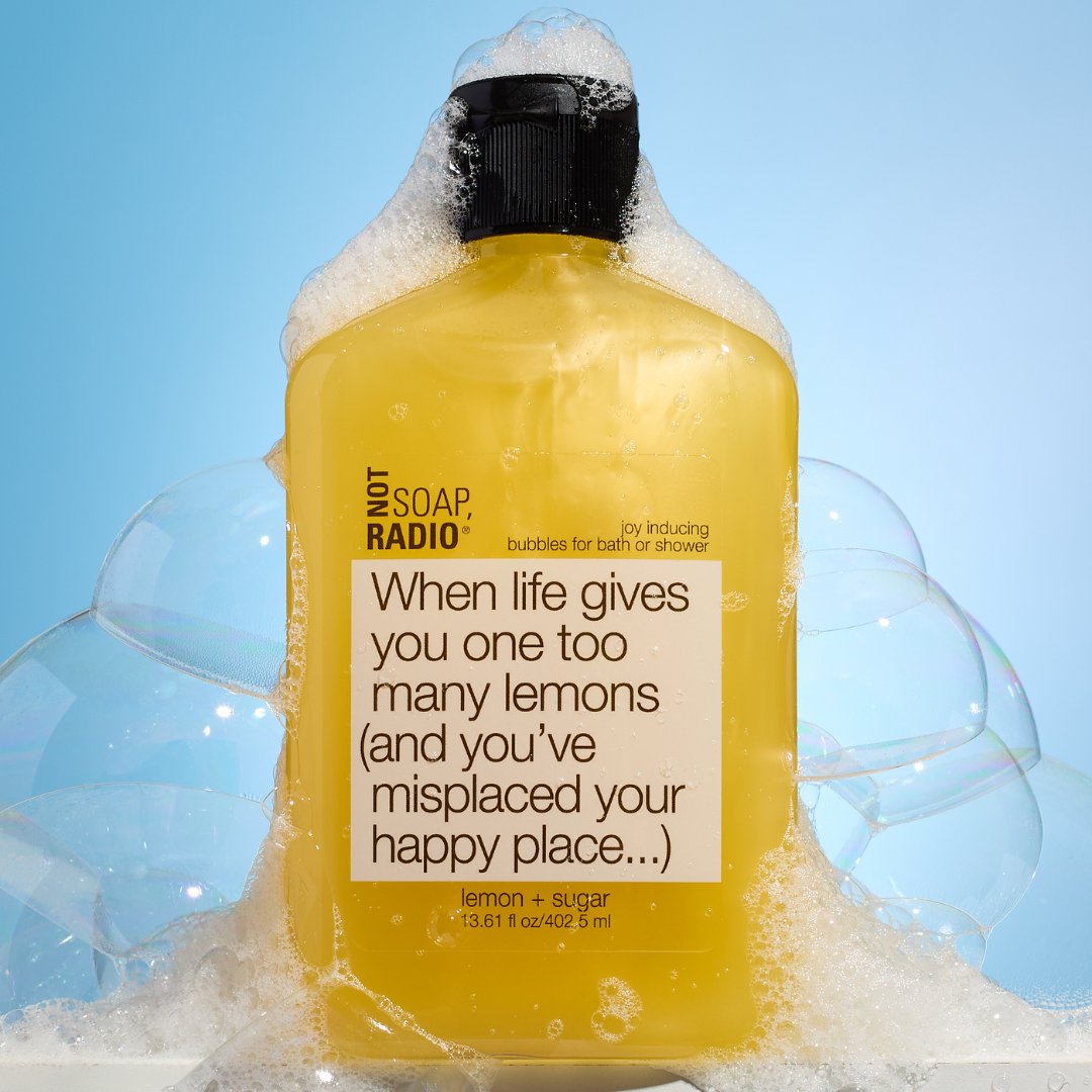 When life gives you one too many lemons (and you've misplaced your happy place...) <b>bath/shower gel</b>