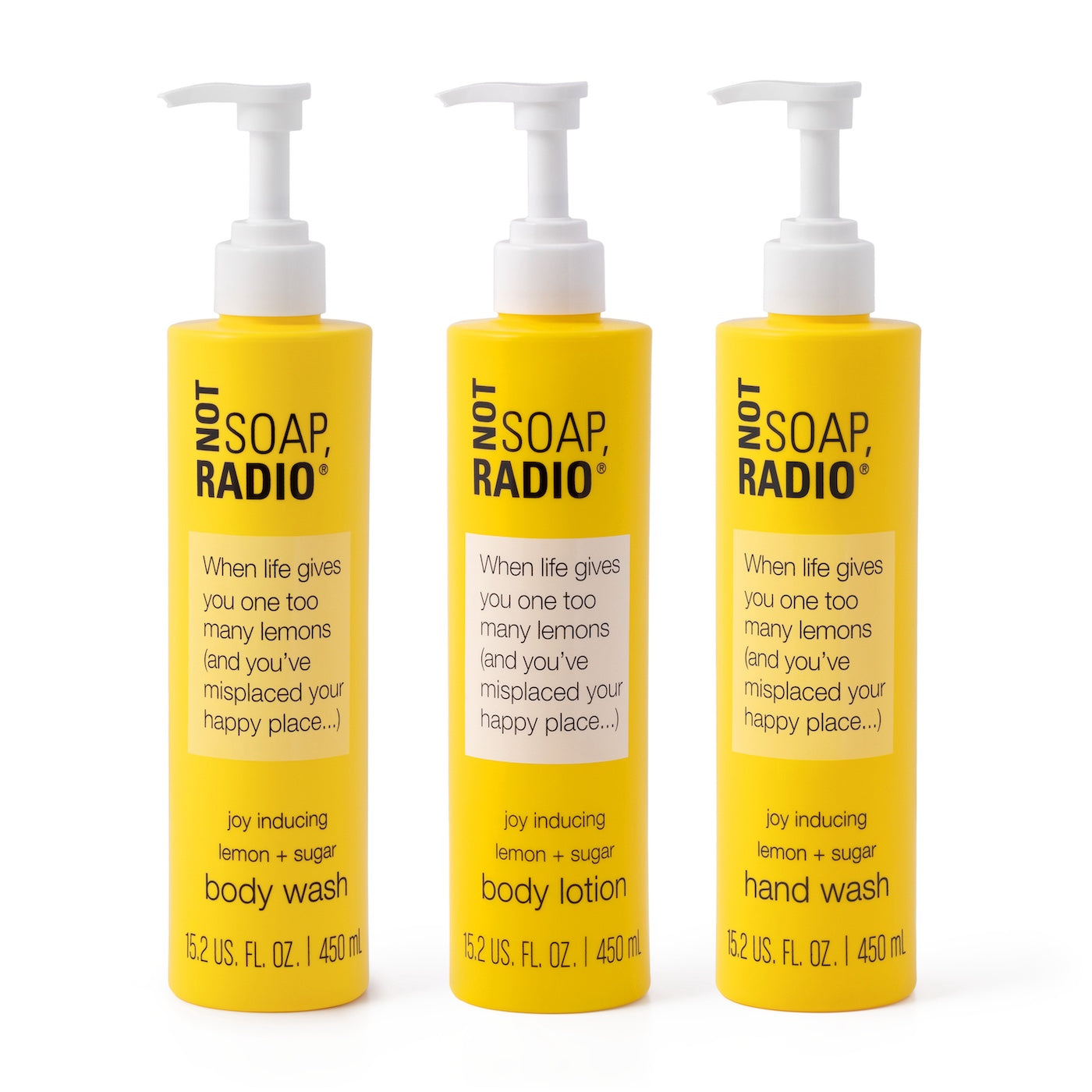 When life gives you one too many lemons <b>body care collection</b>