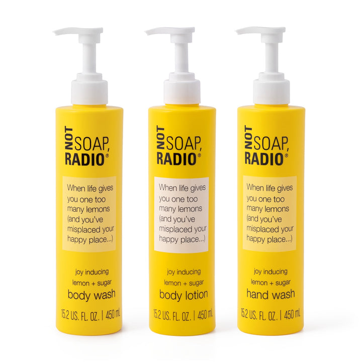 When life gives you one too many lemons <b>body care collection</b>