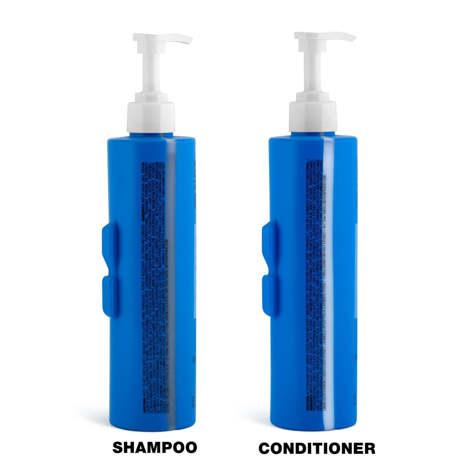 Shampooing with Sharks + Smoothing with Sharks <b>shampoo and conditioner pump bottles</b>