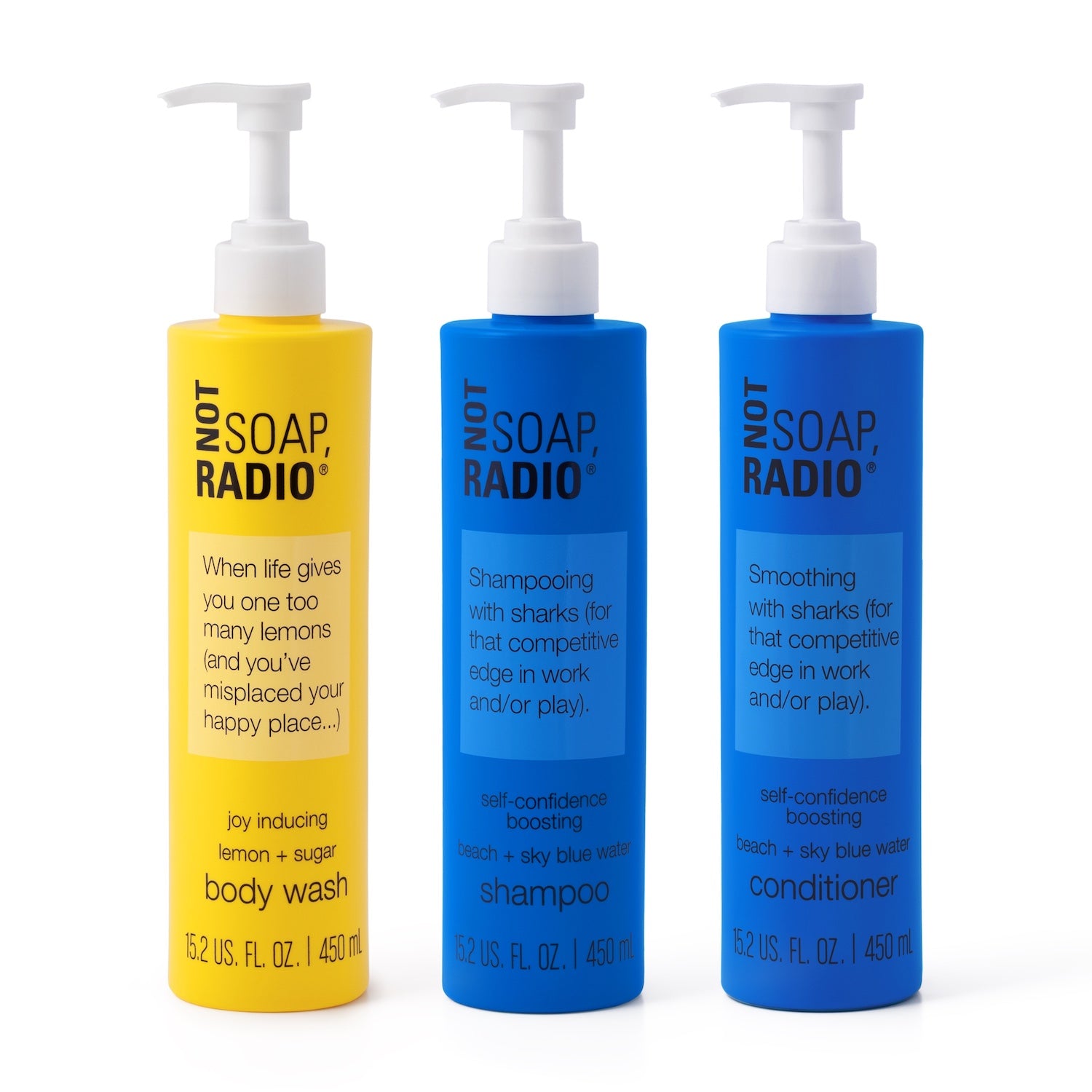 Hotel shower collection <b>body wash, shampoo and conditioner pump bottles</b>