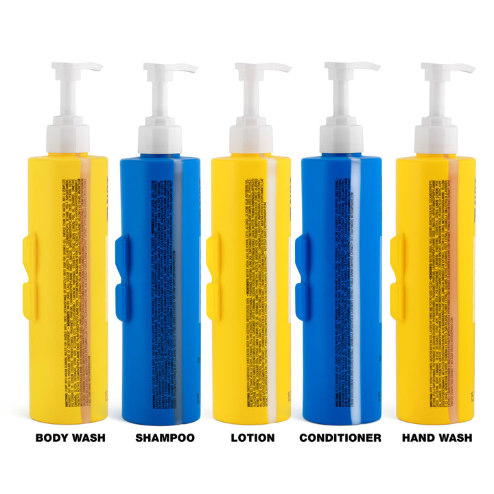 Wall mount for pump bottles