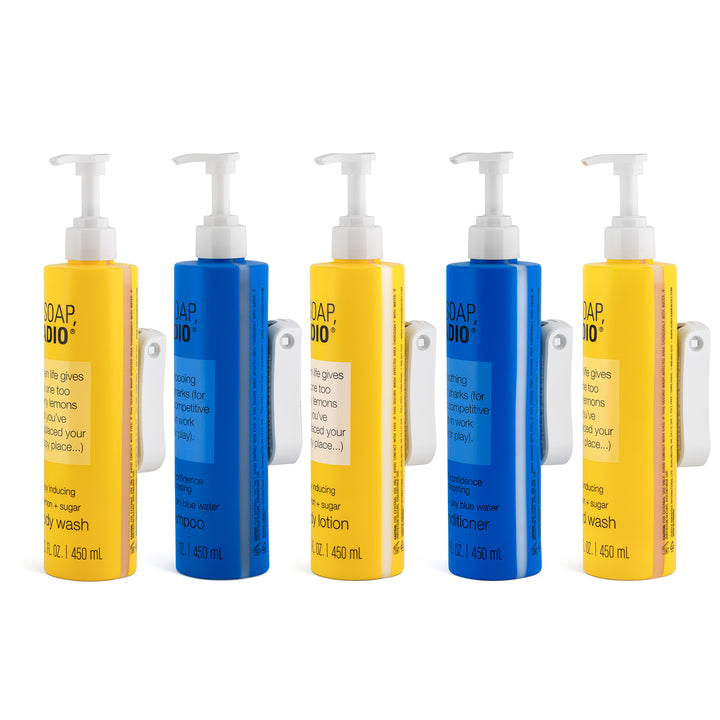 Wall mount for pump bottles