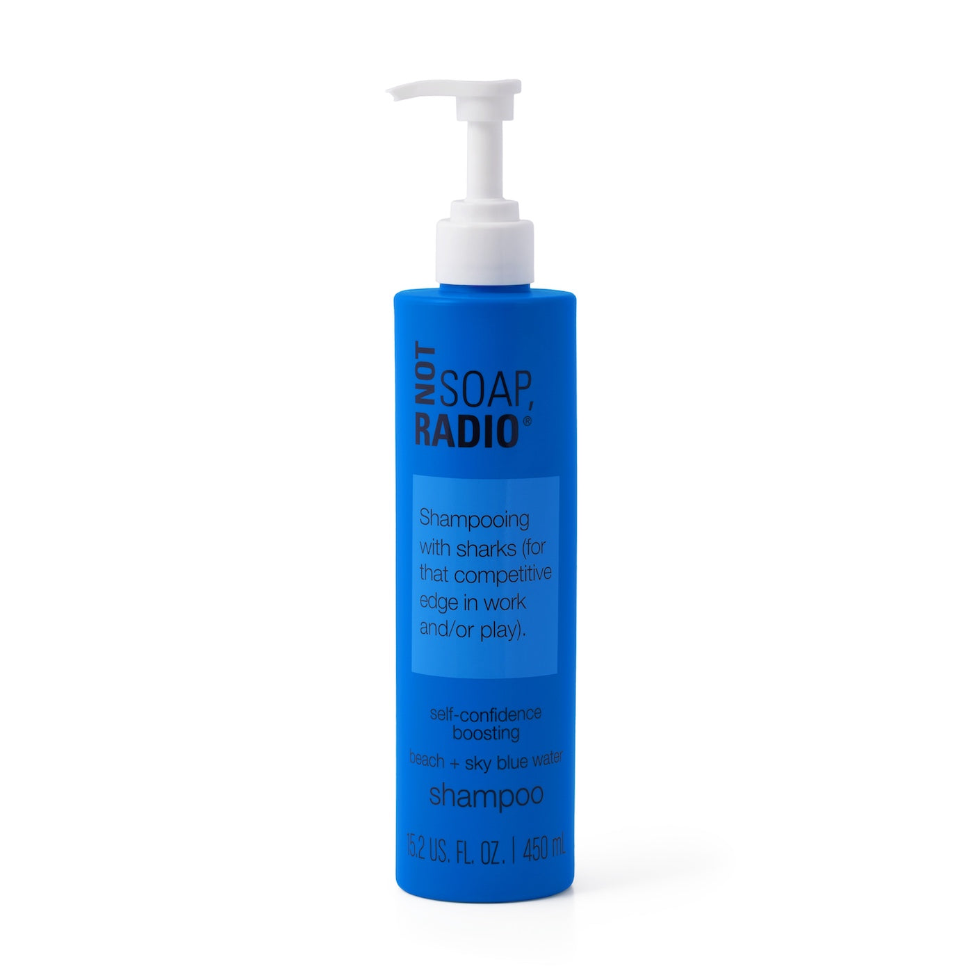 Shampooing with sharks (for that competitive edge in work and or play) <b>shampoo pump bottle</b>