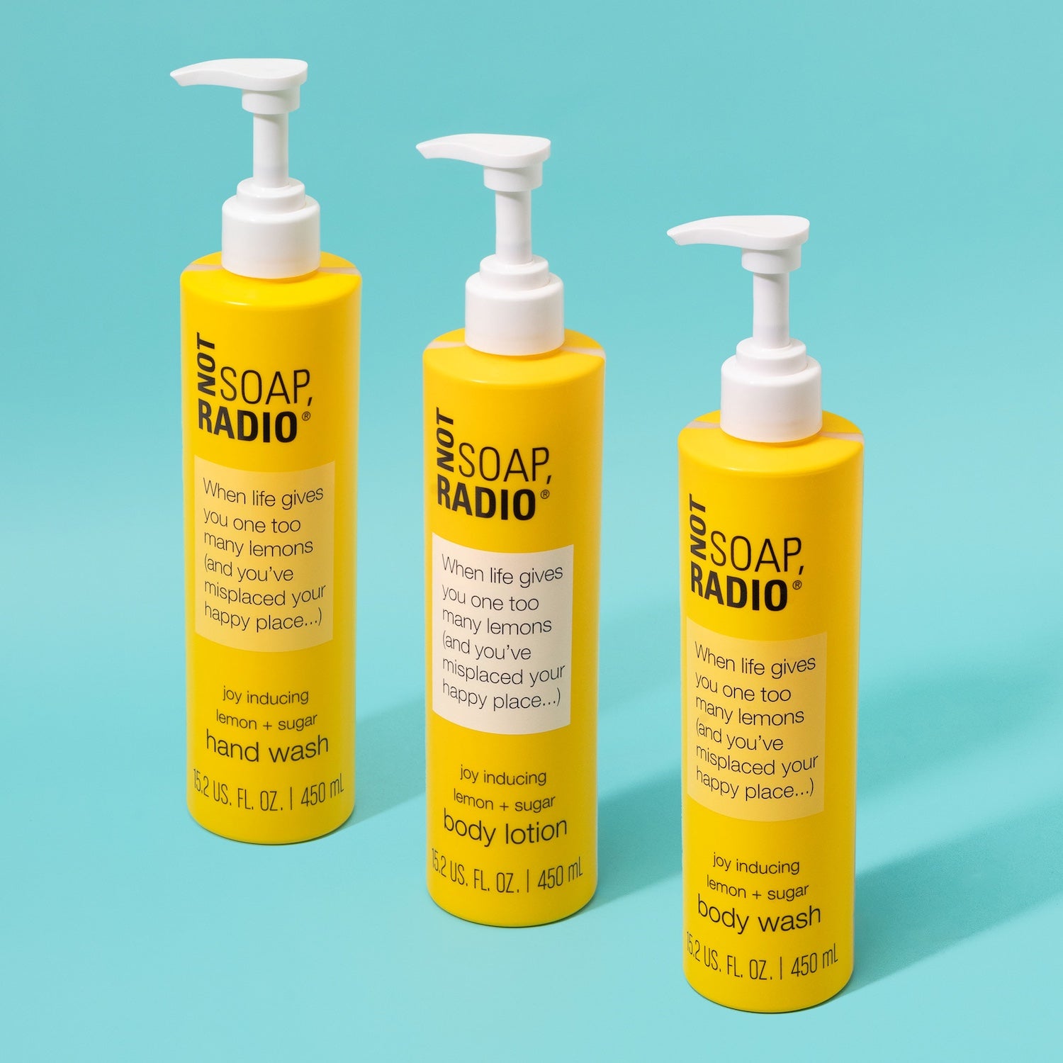 When life gives you one too many lemons <b>body care collection</b>