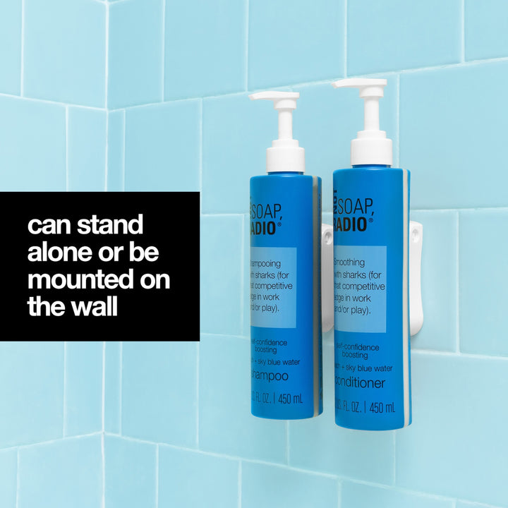 Wall mount for pump bottles