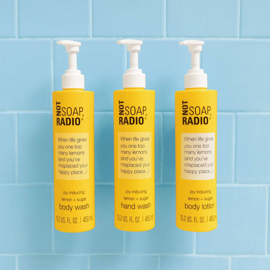 When life gives you one too many lemons <b>body care collection</b>