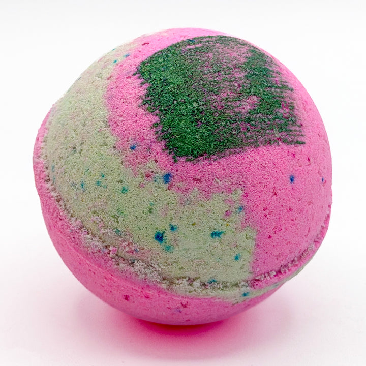Farm to bottle watermelon basil mint bath bomb