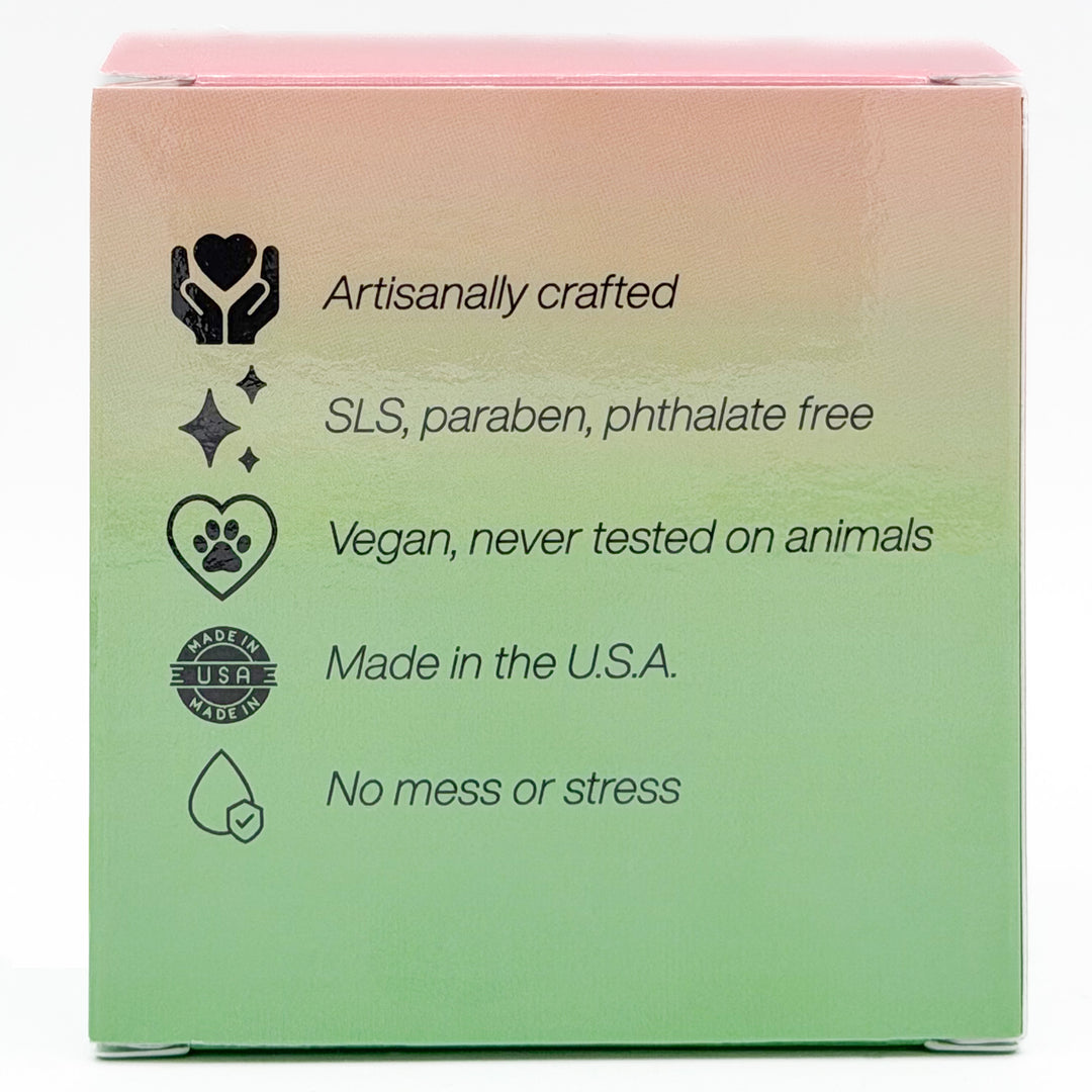 Farm to bottle watermelon basil mint bath bomb