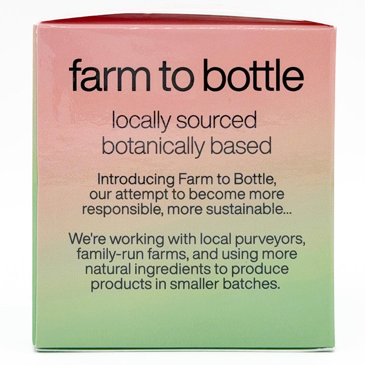 Farm to bottle watermelon basil mint bath bomb